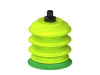 Przysawka piGRIP warga standard Ø70 mm, TPE 60°, 3 mieszki, podstawa typ 1, gwint M10 zew., (G.S70T60.B3.S1.MM10M.00) (9925370) - Piab