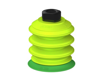 Przysawka piGRIP warga standard Ø70 mm, TPE 60°, 3 mieszki, podstawa typ 1, NPT 3/8" wew., (G.S70T60.B3.S1.NT38F.00) (9930661) - Piab