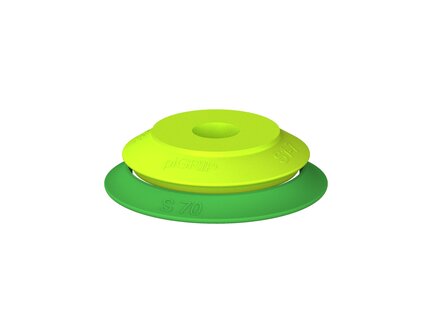 Przysawka piGRIP warga standard Ø70 mm, TPE 60°, bez mieszków, podstawa typ 1 (G.S70T60.F.S1.XXX.00) (9902570) - Piab
