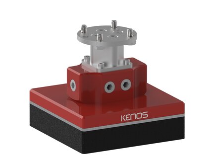 Chwytak piankowy KFG, 120x120, pianka 24 mm, dławik 0,8 mm, (KFG.120.120.N241.FR08.PLUG.50) (9975758) - Piab