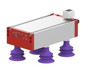 Chwytak próżniowy KVG120C 200x120 mm przyssawka VL60BX, (KVG.200.120.VL60BX.CVM.S1.V1.M2) (9947162) - Piab