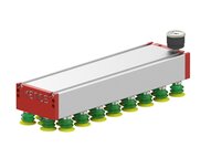 Chwytak próżniowy KVG120C 400x120 mm przyssawka BX35P, (KVG.400.120.BX35P.CVM.S3.X.M3) (9965385) - Piab