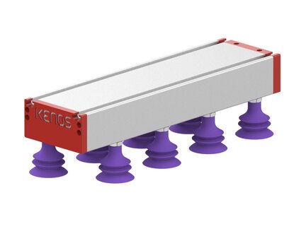 Chwytak próżniowy KVG120C 400x120 mm przyssawka VL60BX, (KVG.400.120.VL60BX.CVM.S2.X.X) (9940519) - Piab