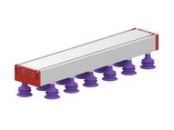 Chwytak próżniowy KVG120C 600x120 mm przyssawka VL60BX, (KVG.600.120.VL60BX.CVM.S3.X.X) (9946318) - Piab