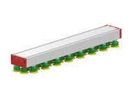 Chwytak próżniowy KVG120C 800x120 mm przyssawka BX52P, (KVG.800.120.BX52P.CVM.S4.TV.X) (9961397) - Piab