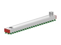 Chwytak próżniowy KVG120C 1100x120 mm przyssawka B35XP60, (KVG.1100.120.B35XP60.CVM.PU.X.X) (9972779) - Piab