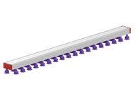Chwytak próżniowy KVG120C 1800x120 mm przyssawka VL60BX, (KVG.1800.120.VL60BX.CVM.S4.X.X) (9965458) - Piab