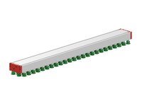Chwytak próżniowy KVG120C 1200x120 mm przyssawka BX35P60, (KVG.1200.120.BX35P60.CVM.S6.X.X) (9969031) - Piab