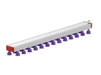 Chwytak próżniowy KVG120C 1300x120 mm przyssawka VL60BX, (KVG.1300.120.VL60BX.CVM.S4.V2.M2) (9970193) - Piab