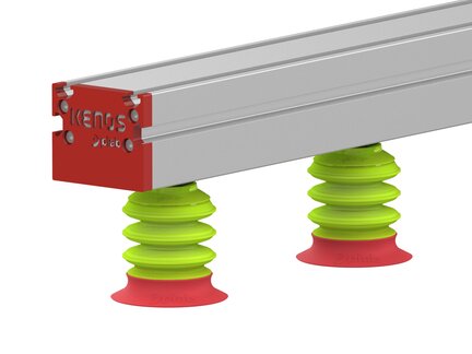 Chwytak próżniowy KVG60C 2000x60 mm, dławik 1.0 mm, 4xSi32-3, (KVG.2000.60.9949407.Y78.P97.FR13.S4) (9968973) - Piab