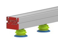 Chwytak próżniowy KVG60C 800x60 mm, (KVG.800.60.9948934.Y40.P40.CV19.S2) (9954258) - Piab