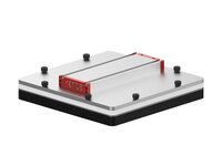 Chwytak próżniowy KVGL 400x400, pianka 30 mm, rozstaw 30 mm, zawory odc. o niskim przepływie, 4xSi32-3, (KVGL.400.400.N305.CVL.S4) (9938881) - Piab