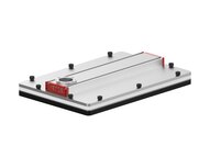 Chwytak próżniowy KVGL 600x400, pianka 20 mm, rozstaw 30 mm, zawory odc. o niskim przepływie, (KVGL.600.400.N205.CVL.BL2) (9935175) - Piab