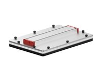 Chwytak próżniowy KVGL 600x400, pianka 20 mm, rozstaw 30 mm, zawory odc. o śr. przepływie, 6xSi32-3, (KVGL.600.400.N205.CVM.S6) (9935665) - Piab