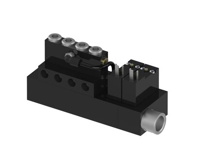 Eżektor wieloobwodowy MCE, dysza Ø0,85 mm, 4 obwody, system Avac, zas. zaworu NC (MCE.030.14.MSBC) (9976055) - Piab
