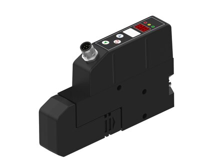 Eżektor wielofunkcyjny MFE, dysza Ø1 mm, wys. ciśnienie, NO, M12 8-pin, z tłumikiem (MFE.050H.BS1) (9974328) - Piab