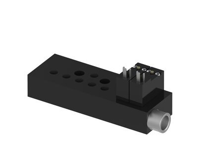 Eżektor wieloobwodowy MCE, dysza Ø0,85 mm, 4 obwody, zas. zaworu NC (MCE.010.15.MSC) (9977140) - Piab
