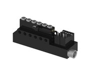 Eżektor wieloobwodowy MCE, dysza Ø0,7 mm, 6 obwodów, system Avac, zas. zaworu NC (MCE.020.16.MSBC) (9976479) - Piab