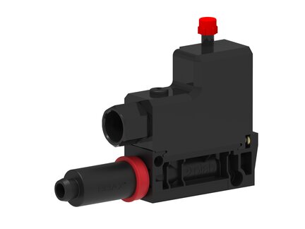 Eżektor kompaktowy P5010 COAX, obudowa, przyłącze 3/8”, wkład COAX Pi48-2X1, (P5010.01.AK.12) (9904636) - Piab