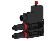 Eżektor kompaktowy P5010 COAX, obudowa, przyłącze Ø10 wkład COAX Pi48-2X2, (P5010.00.AO.11) (9905649) - Piab
