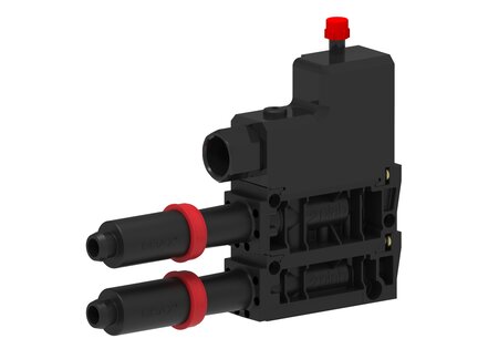 Eżektor kompaktowy P5010 COAX, obudowa, przyłącze 3/8”, wkład COAX Pi48-3X2, (P5010.01.AP.11) (9921033) - Piab