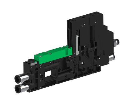 Eżektor piCOMPACT10X MICRO wys, przepływ podciśnienia, pojedynczy, 1 kanał, złącze Ø4, NC próżnia, (PC.S.MC1.S.EBX.X26.1X.4.EI.CPA) (9975351) - Piab