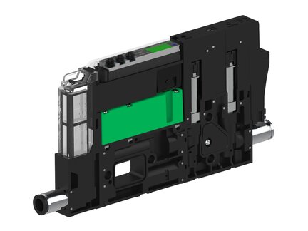 Eżektor piCOMPACT10X MICRO wys, przepływ podciśnienia, podwójny, 1 kanał, złącze 1/4", NC próżnia i przedmuch, (PC.S.MC2.S.CBA.S16.1X.14.EI.CCP6) (9929541) - Piab