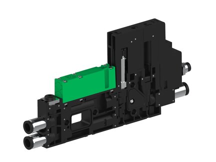 Eżektor piCOMPACT10X MICRO dod. wys, przepływ podciśnienia, podwójny, 1 kanał, złącze Ø6, NC próżnia, (PC.T.MC2.S.EBX.X26.1X.6.EI.CPA) (9950993) - Piab