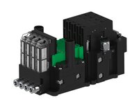 Eżektor piCOMPACT10X MICRO, niskie ciś. zasilania, podwójny, 4 kanały, 2xzłącze Ø6, NC próżnia i przedmuch, (PC.L.MC2.S.CBX.S14.4X.26.EC.CCP26) (9932533) - Piab
