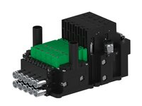 Eżektor piCOMPACT10X MICRO dod. wys, przepływ podciśnienia, podwójny, 5 kanałów, 2xzłącze Ø6, NC próżnia i przedmuch, (PC.T.MC2.S.CBX.X214.5X.26.EC.CCP26) (9919624) - Piab