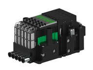 Eżektor piCOMPACT10X MICRO dod.poziom podciśnienia, podwójny, 5 kanałów, 2xzłącze Ø6, NC 2/2 próżnia + NC 2/2 przedmuch, (PC.X.MC2.S.BAA.X16.5X.26.EC.RCP26) (9940407) - Piab
