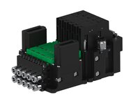 Eżektor piCOMPACT10X MICRO wys, przepływ podciśnienia, pojedynczy, 5 kanałów, 2xzłącze Ø6, NO próżnia + NC przedmuch, (PC.S.MC1.S.CBX.X24.5X.26.EN.OCP26) (9917387) - Piab