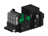 Eżektor piCOMPACT10X MICRO dod.poziom podciśnienia, podwójny, 5 kanałów, 2xzłącze Ø6, NC próżnia i przedmuch, (PC.X.MC2.S.DBX.X16.5X.26.EC.CCP26) (9916806) - Piab