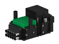 Eżektor piCOMPACT10X MICRO dod. wys, przepływ podciśnienia, podwójny, 5 kanałów, 2xzłącze Ø6, NC próżnia i przedmuch, (PC.T.MC2.S.CAX.X26.5X.26.EC.CCP26) (9951204) - Piab