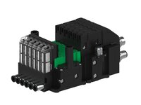 Eżektor piCOMPACT10X MICRO, niskie ciś. zasilania, podwójny, 6 kanałów, 2xzłącze Ø6, NC próżnia i przedmuch, (PC.L.MC2.S.CBX.S16.6X.26.EC.CCP26) (9950196) - Piab