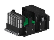 Eżektor piCOMPACT10X MICRO dod. wys, przepływ podciśnienia, pojedynczy, 7 kanałów, 2xzłącze Ø6, NC próżnia i przedmuch, (PC.T.MC1.S.CBX.S14.7X.26.EC.CCP44) (9926608) - Piab