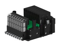 Eżektor piCOMPACT10X MICRO wys, przepływ podciśnienia, pojedynczy, 8 kanałów, 2xzłącze Ø6, NC próżnia i przedmuch, (PC.S.MC1.S.CBX.S14.8X.26.EC.CCP44) (9915713) - Piab