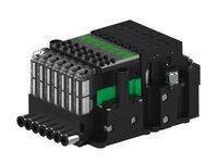 Eżektor piCOMPACT10X MICRO dod.poziom podciśnienia, podwójny, 7 kanałów, 2xzłącze Ø6, NC próżnia i przedmuch, (PC.X.MC2.S.AAA.S16.7X.26.EC.CCP44) (9924123) - Piab