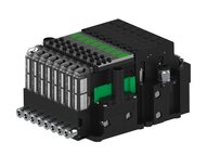 Eżektor piCOMPACT10X MICRO dod.poziom podciśnienia, podwójny, 8 kanałów, 2xzłącze Ø6, NC próżnia i przedmuch, (PC.X.MC2.S.CBA.S14.8X.26.EC.CCP44) (9920817) - Piab