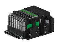 Eżektor piCOMPACT10X MICRO dod.poziom podciśnienia, podwójny, 8 kanałów, 2xzłącze Ø6, NC próżnia i przedmuch, (PC.X.MC2.S.CBA.S16.8X.26.EC.CCP44) (9918123) - Piab