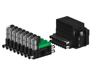 Eżektor piCOMPACT10X MICRO, niskie ciś. zasilania, pojedynczy, 8 kanałów, złącze Ø6, 2xzłącze Ø6, NC próżnia i przedmuch, (PC.L.MC1.S.CBX.S16.8B.26.EI.CCP44) (9921980) - Piab