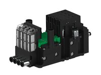 Eżektor piCOMPACT10X MICRO wys, przepływ podciśnienia, pojedynczy, 4 kanały, 2xzłącze Ø6, NC próżnia i przedmuch, (PC.S.MC1.S.CBX.S16.4X.26.EC.CCPA) (9923589) - Piab