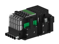 Eżektor piCOMPACT10X MICRO dod.poziom podciśnienia, podwójny, 5 kanałów, 2xzłącze Ø6, NC próżnia, (PC.X.MC2.S.EBA.S16.5X.26.EC.CP26) (9918652) - Piab