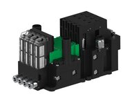 Eżektor piCOMPACT10X MICRO dod. wys, przepływ podciśnienia, podwójny, 4 kanały, 2xzłącze Ø6, NO próżnia, (PC.T.MC2.S.EBX.X14.4X.26.EC.OP26) (9958289) - Piab