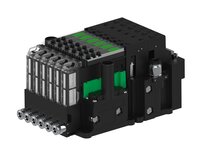Eżektor piCOMPACT10X MICRO dod.poziom podciśnienia, podwójny, 6 kanałów, 2xzłącze Ø6, NC próżnia, (PC.X.MC2.S.EBA.S14.6X.26.EC.CN26) (9913725) - Piab