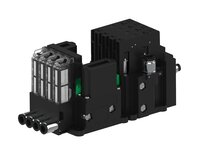 Eżektor piCOMPACT10X MICRO dod. wys, przepływ podciśnienia, pojedynczy, 4 kanały, 2xzłącze Ø6, NC próżnia i przedmuch, (PC.T.MC1.S.DBX.S16.4X.26.EN.CCPA) (9934415) - Piab