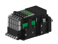 Eżektor piCOMPACT10X MICRO dod. wys, przepływ podciśnienia, podwójny, 5 kanałów, 2xzłącze Ø6, NC próżnia i przedmuch, (PC.T.MC2.S.BAA.S14.5X.26.EC.CCPA) (9972239) - Piab