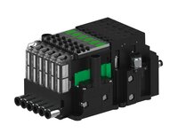 Eżektor piCOMPACT10X MICRO dod. wys, przepływ podciśnienia, podwójny, 6 kanałów, 2xzłącze Ø6, NC próżnia i przedmuch, (PC.T.MC2.S.AAA.S16.6X.26.EC.CCPA) (9930500) - Piab