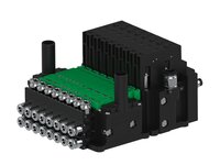 Eżektor piCOMPACT10X MICRO dod.poziom podciśnienia, pojedynczy, 8 kanałów, 2xzłącze Ø6, NC próżnia i przedmuch, (PC.X.MC1.S.DBX.X34.8X.26.EC.CCPA) (9948533) - Piab