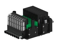 Eżektor piCOMPACT10X MICRO dod. wys, przepływ podciśnienia, podwójny, 8 kanałów, 2xzłącze Ø6, NC próżnia i przedmuch, (PC.T.MC2.S.DBX.S16.8X.26.EC.CCPA) (9924356) - Piab